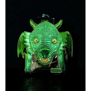 Loungefly Green Dragon Mini Backpack – NWT – Rare Fantasy Creature Theme